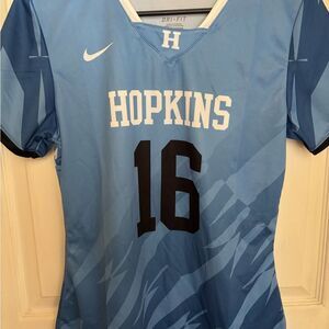 Nike New Johns Hopkins University Blue Jays Women’s M New Lacrosse 16 Jersey-B2u